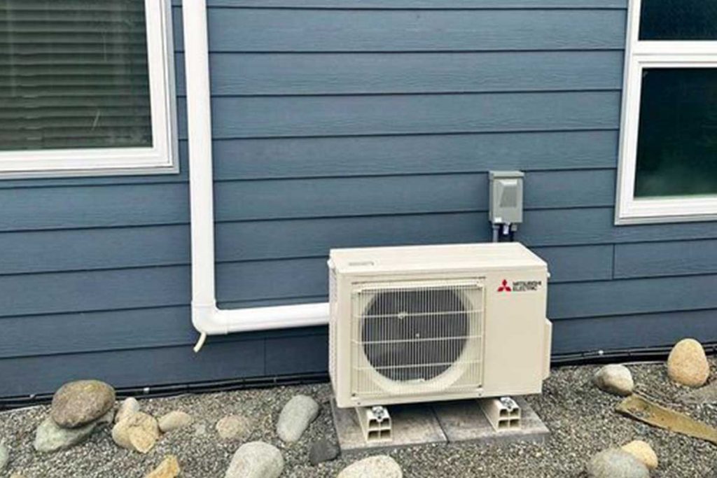 Heat Pump Installations outside